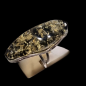 Bague Ambre végétal Argent 925 Taille 58