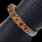 Bague Anneau Citrine naturelle Argent 925 Taille 54