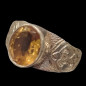Bague Citrine naturelle Argent 925 Taille 59