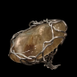 Bague Quartz rutile Alu Taille 53
