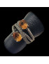 Bague Citrine de Mader Argent 925 Taille 54