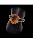 Bague Topaze impériale Argent 925 Taille 59