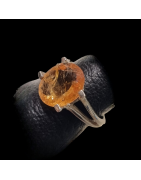 Bague Topaze Impériale Argent 925 Taille 58