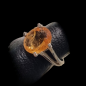 Bague Topaze impériale Argent 925 Taille 57