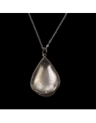 Pendentif Cristal de roche Argent 925