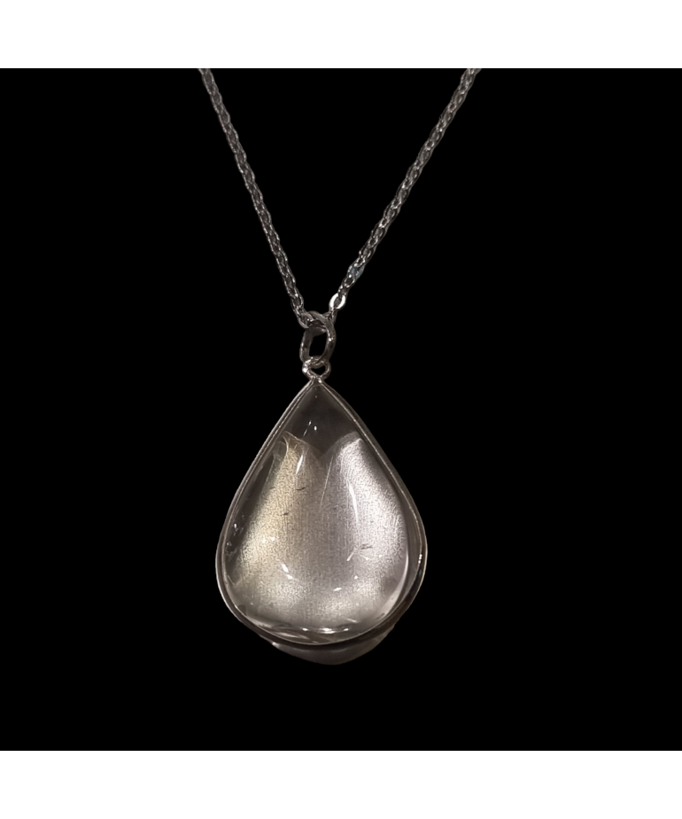 Pendentif Cristal de roche Argent 925