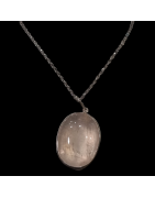 Pendentif Cristal de roche Argent 925
