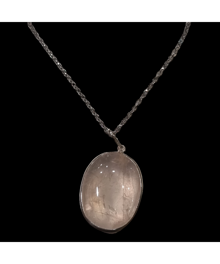 Pendentif Cristal de roche Argent 925