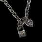 Pendentif Zirconium avec breloques Acier