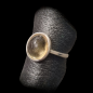 Bague Citrine naturelle Argent 925 Taille 56