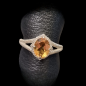 Bague Citrine naturelle Argent 925 Taille 58