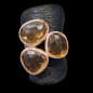 Bague Citrine naturelle Argent 925 Taille 57