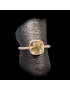 Bague Citrine naturelle Argent 925 Taille 54