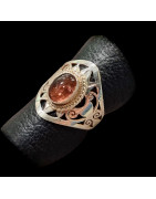 Bague Tourmaline rose Argent 925 Taille 52