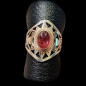 Bague Tourmaline rose Argent 925 Taille 52