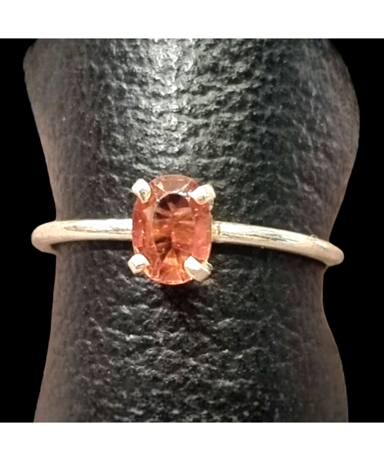 Bague Tourmaline rose Argent 925