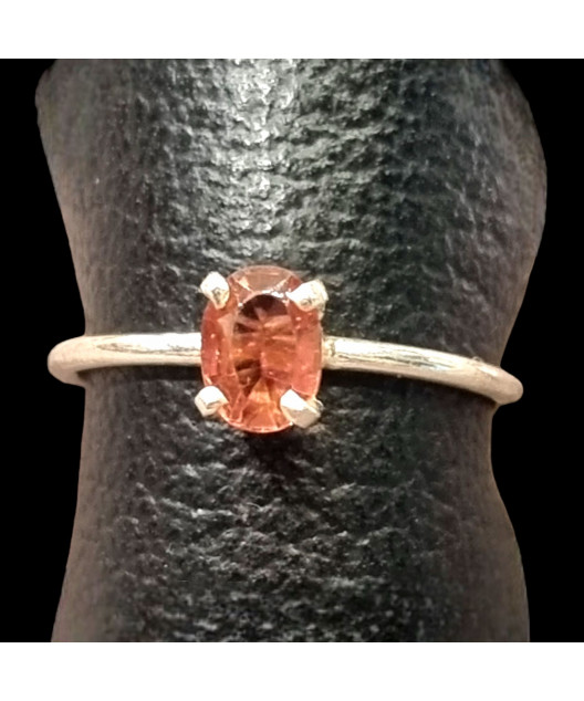 Bague Tourmaline rose Argent 925
