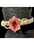 Bague Tourmaline rose Argent 925 Taille 53