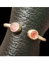 Bague Tourmaline rose Argent 925 Taille 54