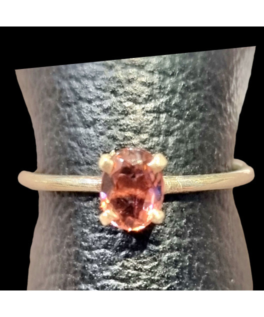 Bague Tourmaline rose Argent 925
