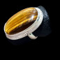 Bague Œil de tigre Argent 925 Taille 54