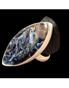 Bague Piétersite Argent 925 Taille 56