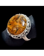 Bague Piétersite Argent 925 Taille 57