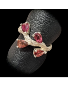 Bague Tourmaline rose Argent 925