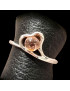 Bague Tourmaline rose Cœur Argent 925 Taille 55