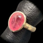 Bague Rubis rose Argent 925 Taille 55