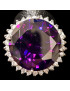 Bague Zirconium Métal rhodié Taille 57