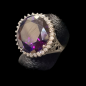 Bague Zirconium Métal rhodié Taille 57