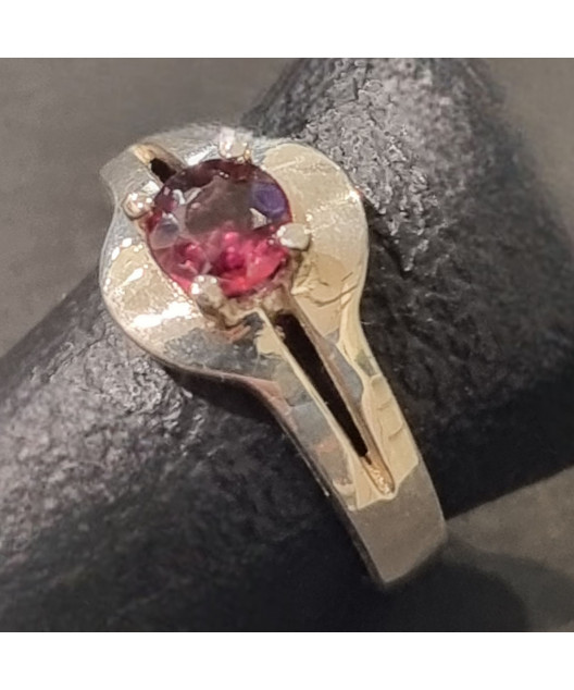 Bague Grenat Argent 925 Taille 56