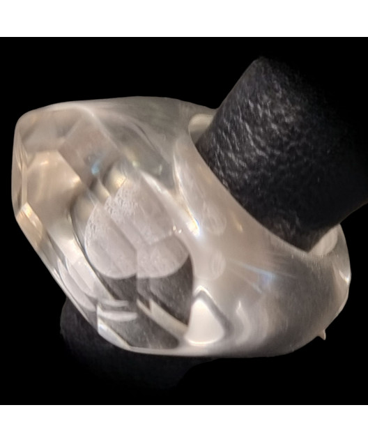 Bague Cristal de roche Taille 57