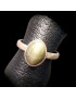 Bague Tourmaline Œil de chat Argent 925 Taille 55