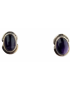 Boucles Améthyste sertie Argent 925