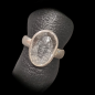 Bague Cristal de roche Argent 925 Taille 56