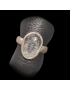 Bague Cristal de roche Argent 925 Taille 56