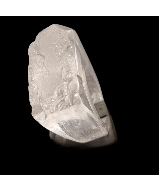 Bague Cristal de roche Taille 50