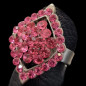 Bague Zirconium Fantaisie Fleur Taille 61+