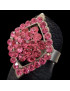 Bague Zirconium Fantaisie Fleur Taille 61+