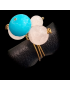 Bague Quartz rose Laiton Taille 55
