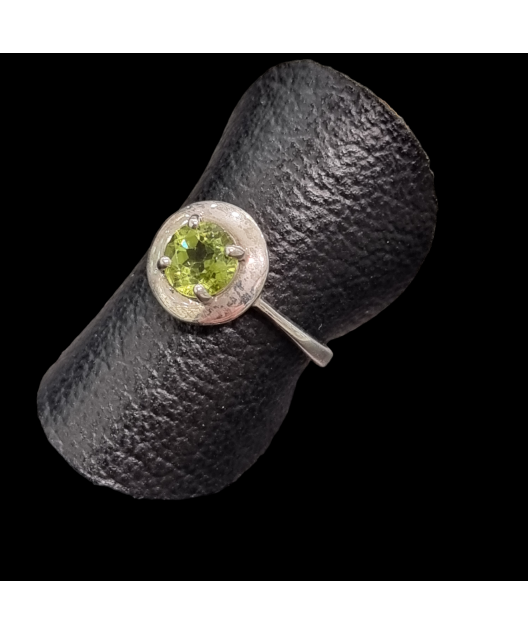 Bague Péridot Argent 925 Taille 54