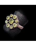 Bague Péridot Argent 925 Taille 52