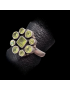 Bague Péridot Argent 925 Taille 52