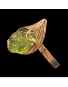 Bague Péridot Laiton Taille 60
