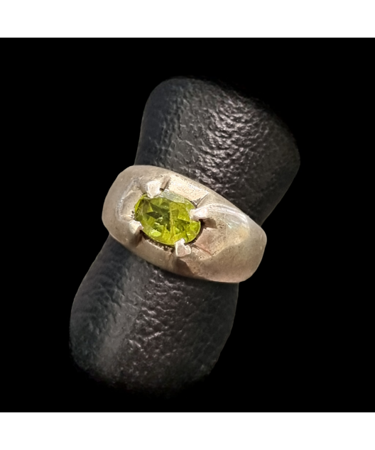 Bague Péridot Argent 925 Taille 56