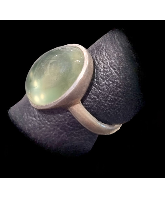 Bague Préhnite Argent 925 Taille 61