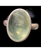 Bague Préhnite Argent 925 Taille 61