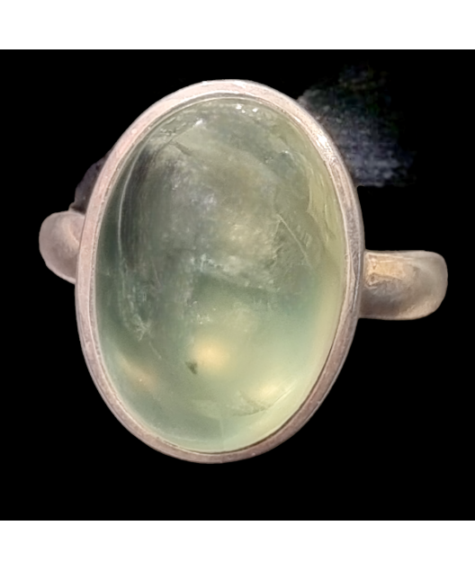 Bague Préhnite Argent 925 Taille 61